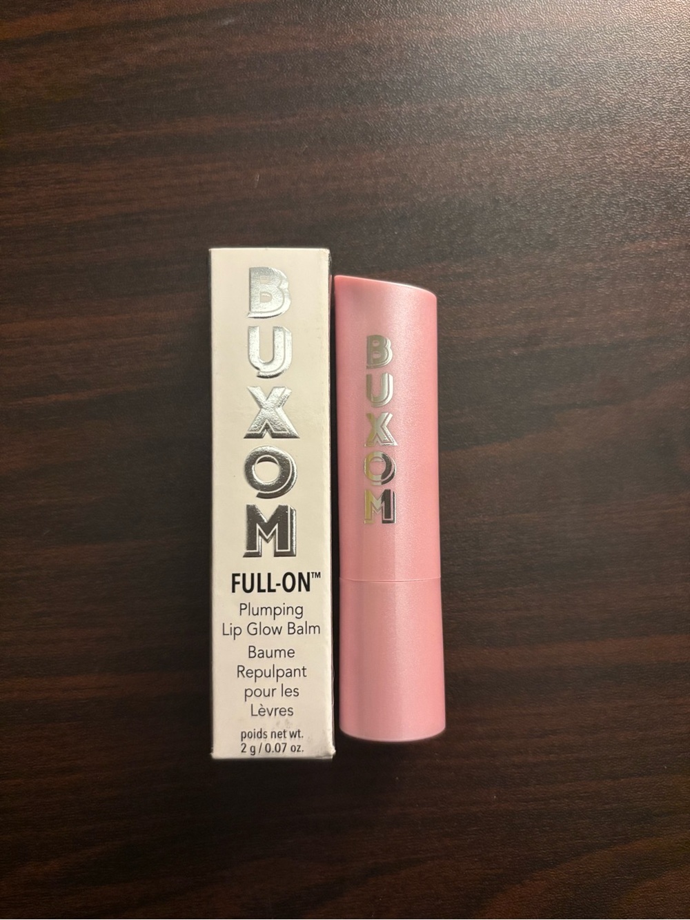 NIB Buxom Full-On Plumping Lip Glow Balm - Peach Smoothie - Size 2g - Picture 7 of 9